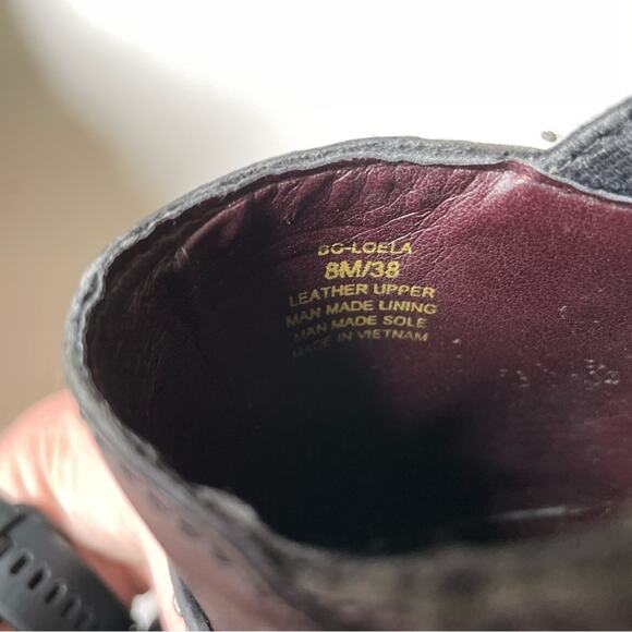 BCBGeneration Black Leather Moto Ankle Bootie - Picture 9 of 10